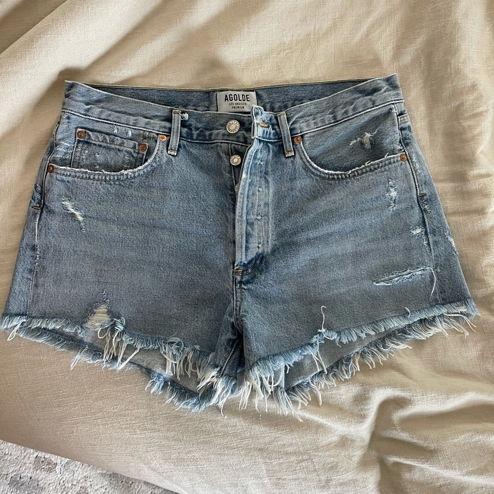 AGOLDE Parker Vintage Loose Fit Cutoff Shorts